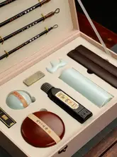 高級文房具セット【筆・墨・和紙・硯石付き】