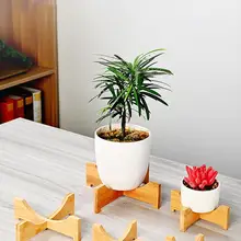 竹製の花壇スタンド【落地用・デスクトップ装飾・ガーデニング】