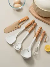 onlycook ミニシリコン調理器具セット【小鍋・炒め用ヘラ・スプーン・学生用】