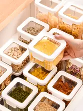 密閉容器 プラスチック製食品保存容器【麺・雑穀用・収納ボックス】