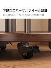 イタリアンデザインのシンプル衣類収納ラック【ベッドサイド用・ゴミ箱一体型・落地式】