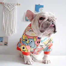 秋冬用ペットウェア【厚手フリース・カートゥーンデザイン・犬用】