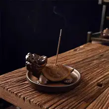 インテリアに最適！ドラゴンテイの香り立て【おしゃれなデザイン・香炉・香皿付き】