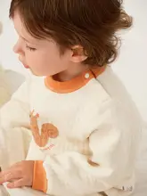 子供用秋冬暖かいパジャマセット【男女兼用・トップスとパンツ・柔らかい素材】（セットアップ対応）