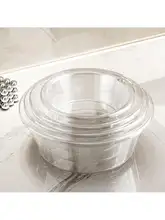 透明な洗面器【大サイズ・厚手プラスチック・家用・学生寮用】