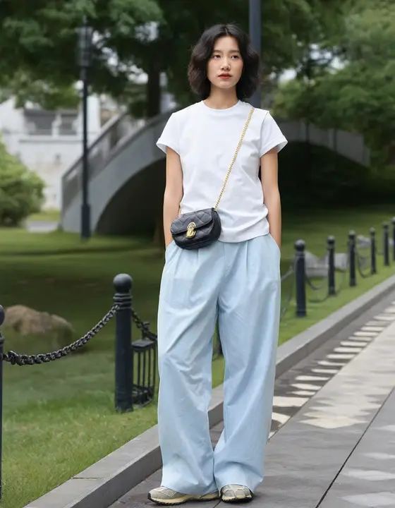 通勤やカジュアルにぴったり！極上の柔らかさの丸首ショートスリーブTシャツ【多色展開・女性用】（セットアップ対応）