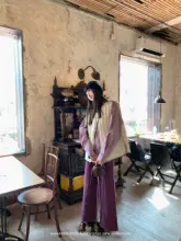ターンアップ ワイドパンツ レディース カジュアルパンツ コットン ゆったり