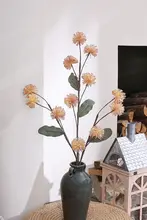 高級感ある造花付き花瓶【インテリア装飾・バルコニー・リビング用】
