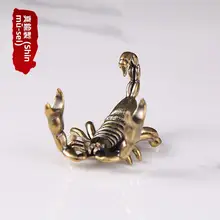 純銅製のリアルなサソリの置物【インテリア・デスクトップ・オフィス用】