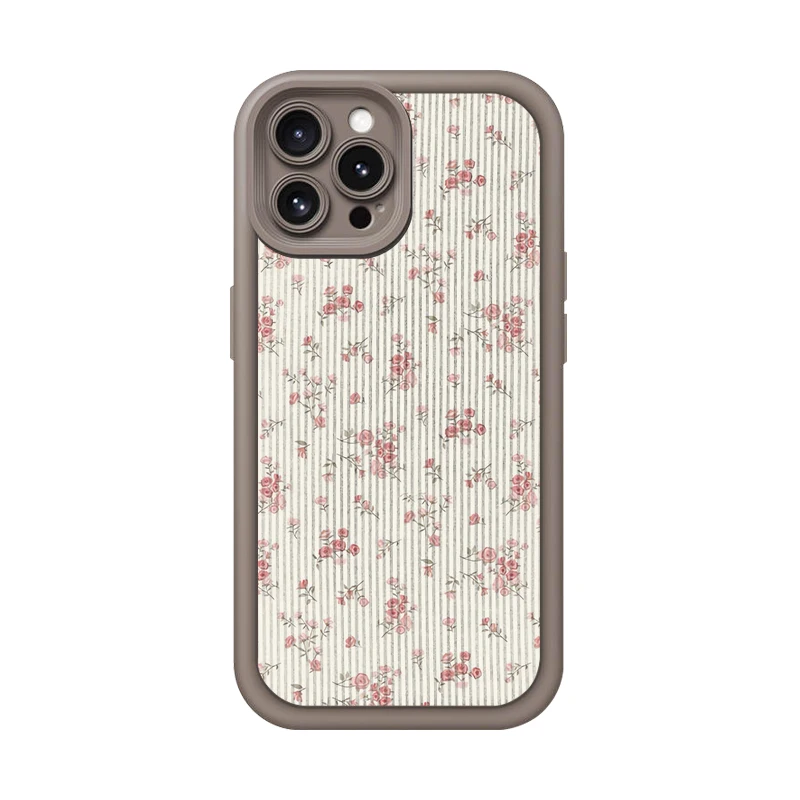 華やかな小花柄スマホケース：全包タイプでiPhoneやスマートフォンを保護