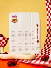 iPadケース iPad Pro iPad Air 対応 マグネット式 寅年 カレンダーデザイン オリジナル タブレットカバー