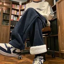 秋冬用 厚手コーデュロイストレートパンツ【レディース・カジュアル・ルーズフィット】