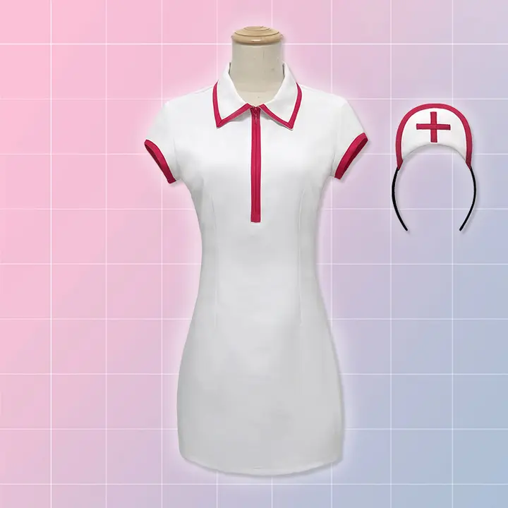 電動ノコギリキャラクターのコスプレ衣装【ナース服・アニメスタイル】