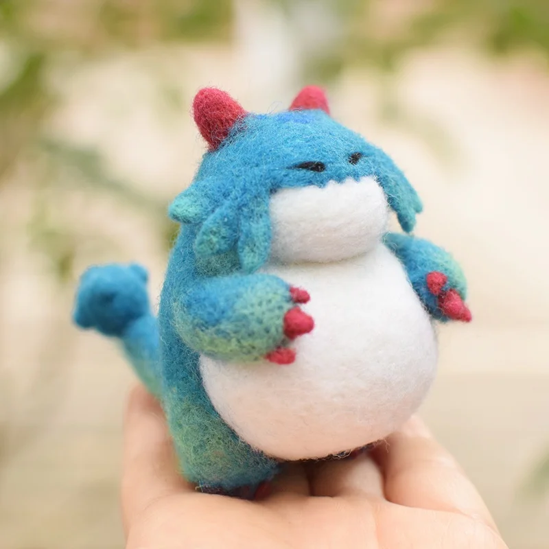 ピンクドラゴンは新年に贈る手作りぬいぐるみキットとしての実用性とは
