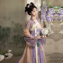 美しい唐風漢服 齊胸襦裙【女性用・復元デザイン】（セットアップ対応）