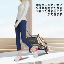 全金属製ペットカート【折りたたみ式・取り外し可能なハンドル・猫犬対応】