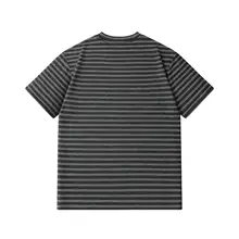 レトロストライプの半袖Tシャツ【ユニセックス・フィット  ・夏用】