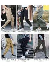 ミリタリーグリーン女性用カーゴパンツ【夏用・薄手・ウエストゴム・フィット】