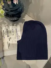 秋冬用 羊毛タートルネックバラクラバ帽