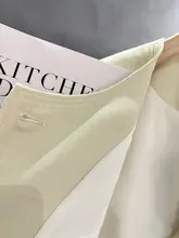 ベージュ フレンチ スタイル ジャケット 女性用 ブレーザー