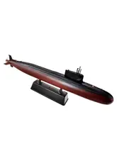 双髻鮫型 潜水艦模型【中国093/094型・塗装済み・2体組】（セットアップ対応）