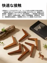 三角形木製固定棚【壁掛け・厚手デザイン・デスクトップ用】