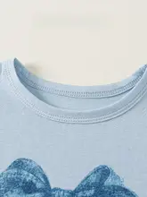 ノースリーブTシャツ キッズ ガールズ 蝶結び プリント ゆったり 薄手 シンプル 甘め 夏