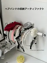 吸盤式のヘアアクセサリー収納ラック【穴あけ不要・壁掛けタイプ・子供用】