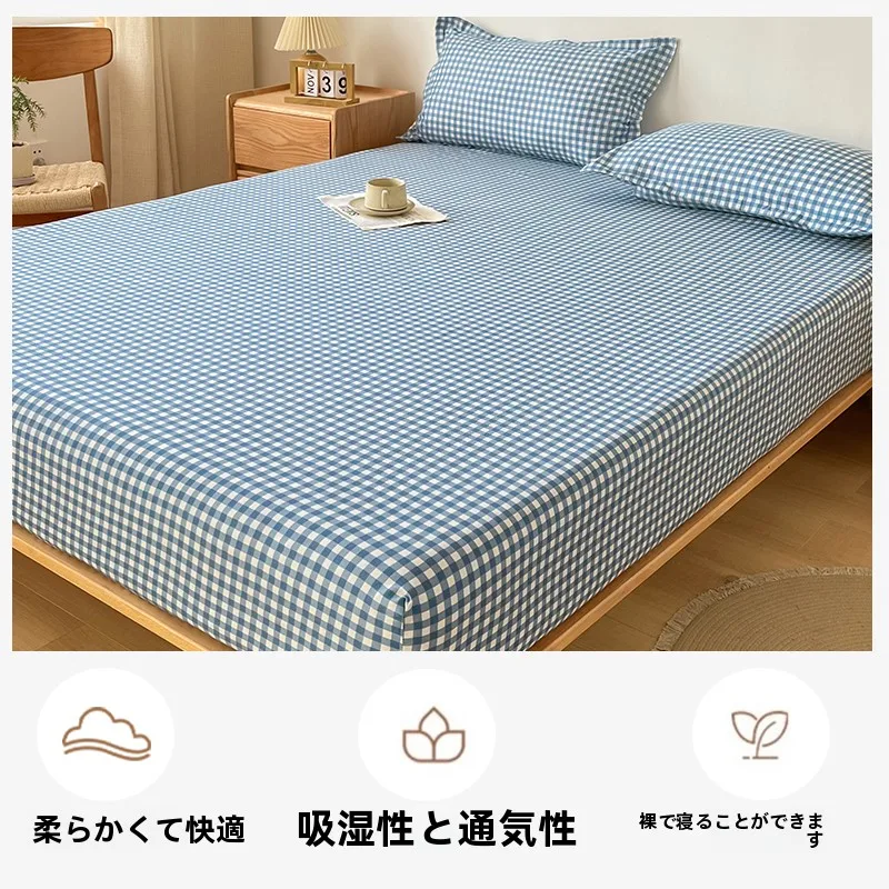 ひんやりベッドマットレス保護カバー：水洗コットンで快適な睡眠環境を実現