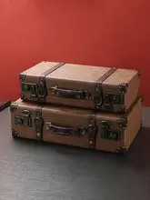 レトロなハンドキャリーケース【木製・衣類収納・フォトプロップ用】