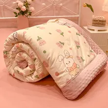 極上の柔らかさ！フランネル珊瑚フリースブランケット【厚手・子供用・リビング・ベッド用】