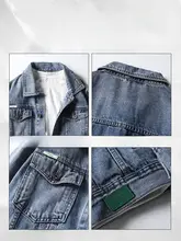 メンズアメリカンデニムジャケット【春秋用・薄手・トレンドデザイン】