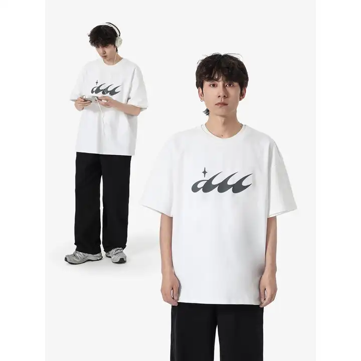 ユニセックス 夏用ロゴ入りTシャツ【アメリカンヴィンテージスタイル・短袖・ゆったりデザイン】