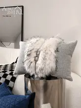 高級モダンイタリアンスタイルのソファクッションカバーセット【クラインブルー・腰枕付き】