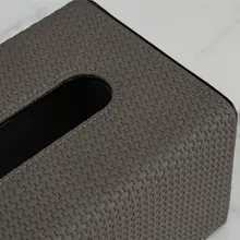 高級雰囲気グレー ティッシュボックス リビングルーム ダイニングテーブル ナプキン