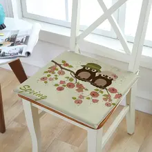 可愛いフクロウデザインの高密度海綿クッション【オフィスや学生用椅子に最適】