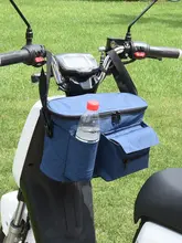 防水機能付き電動バイク用収納バッグ【タッチスクリーン対応・リア用・大容量】