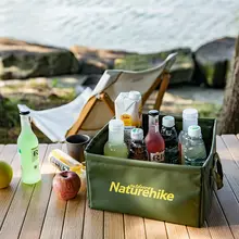 便利な折りたたみバケツ【アウトドア・洗面器・洗脚・釣り用】（セットアップ対応）