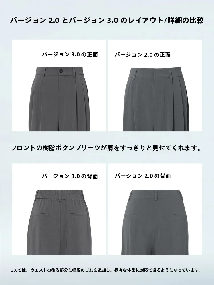 デニム コーデの基本ルールとは？｜グレーのストレートカ  ジュアルパンツによる実用的スタイル