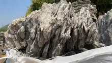 天然黒山石の庭院用枯山水飾り【インテリア・外装飾・フォトプロップス】