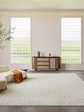 羊毛製ハンドウィーブラグ【モダンミニマリスト・リビング＆ベッドサイド用】