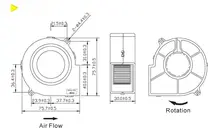 NMB 7530 ブロワー 5V 12V 24V サイレント