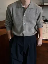 シンプルカーディガン【春秋用・軽やかで暖かい・フィット】