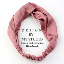 洗顔用ヘッドバンド 女子用【外出可・クロスデザイン・スウィートスタイル・ヘアアクセサリー】