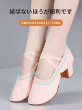 肌色のハイヒールダンスシューズ【ソフトソール・練習用・教師用・クラシックダンス専用】
