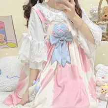 ロリータスタイル 夏用シフォンインナーシャツ【小袖・五分袖・女性用】