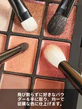 魅カ秀 アイシャドウブラシセット【軟毛・下まぶた用・細部仕上げ・ブレンドブラシ・携帯用】