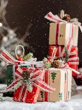 クリスマスツリー飾り用ギフトボックスオーナメント【雰囲気演出・撮影小道具】