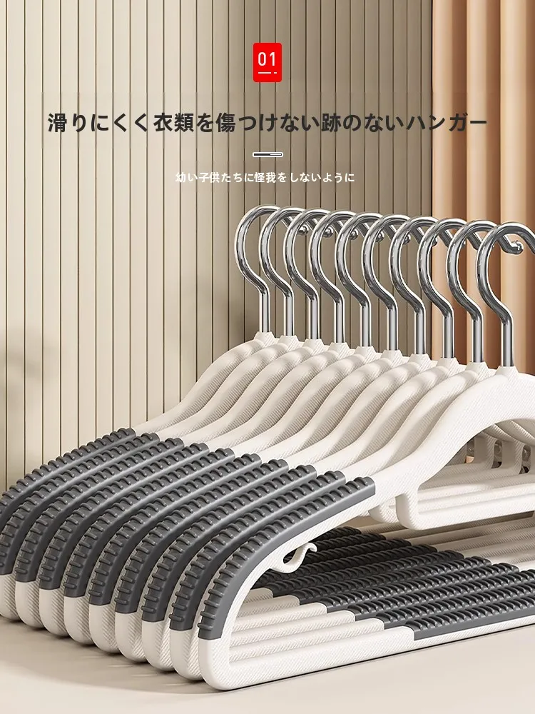 パーカーを傷めず、衣橱を整えるために「滑り止め付きステンレスハンガー」は本当に必要なのか？