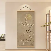 宋代美学の蓮の絵【玄関用・壁掛け・リビング・廊下・書斎・茶室用】